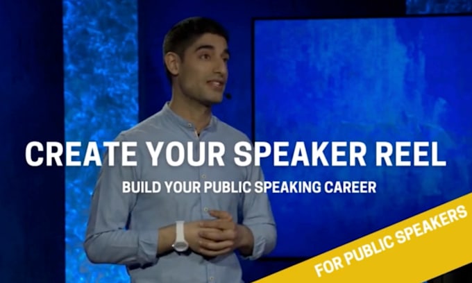 create your public speaking reel to boost your career