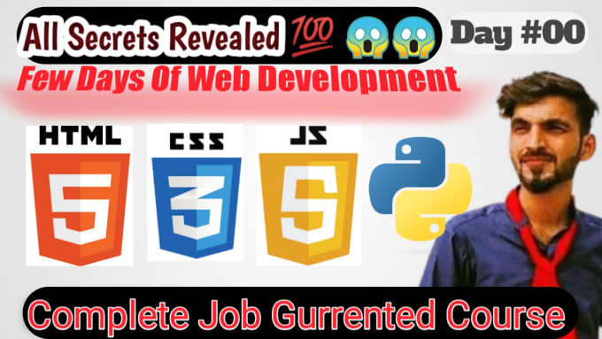 Teach you html, css and javascript by I_am_python | Fiverr