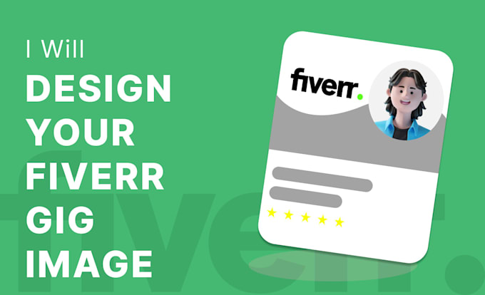Design a fiverr gig graphic by Talootkarim | Fiverr