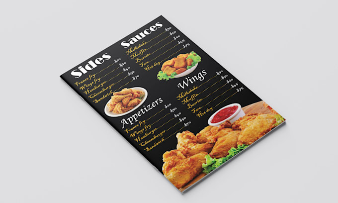 do restaurant menu food menu digital menu design