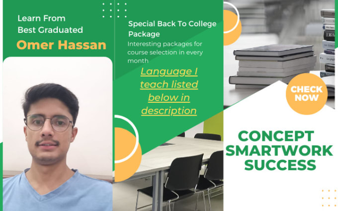 Teach you programming from basics to advance level by S_omer03 | Fiverr