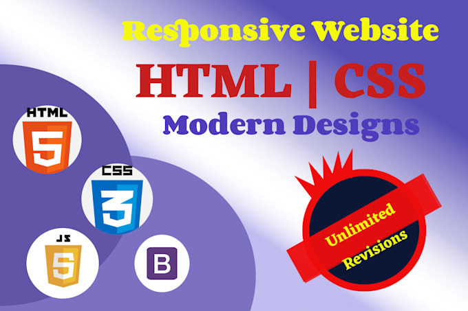 Create your website using html, css, js and bootstrap by Sk_solutionsl ...