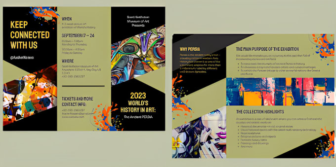 design a professional boucher, catalogue or a booklet