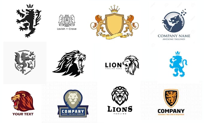 design heraldic and modern logo for your brand