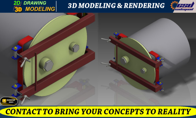 make 3d cad modeling, 3d cad design, and technical drawings