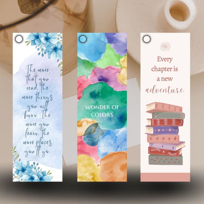 Design creative printable custom bookmark by D arts sl Fiverr Design creative printable custom bookmark by D arts sl Fiverr