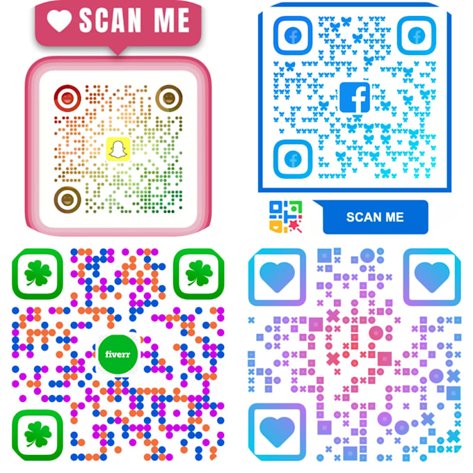 Generate custom colorful qr code and qr code logo makers by Sayedobaba ...