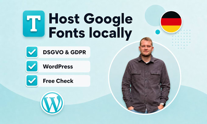 host google fonts local on wordpress to be dsgvo gdpr secure
