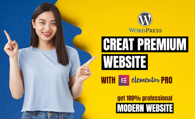build a modern responsive wordpress website using elementor
