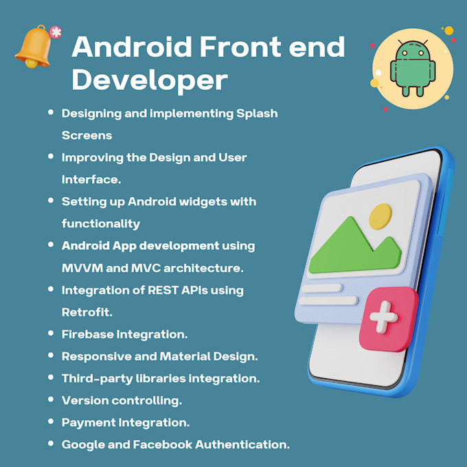 Develop front end for android and ios in flutter by Sajjadali805 | Fiverr