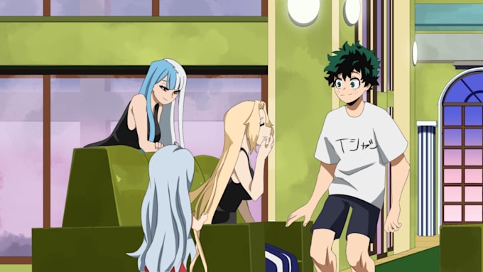 do a my hero academia style comic for you