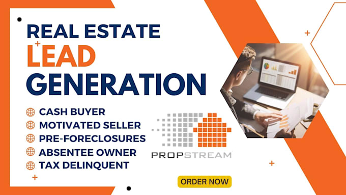 do real estate leads gen by propstream with skip tracing