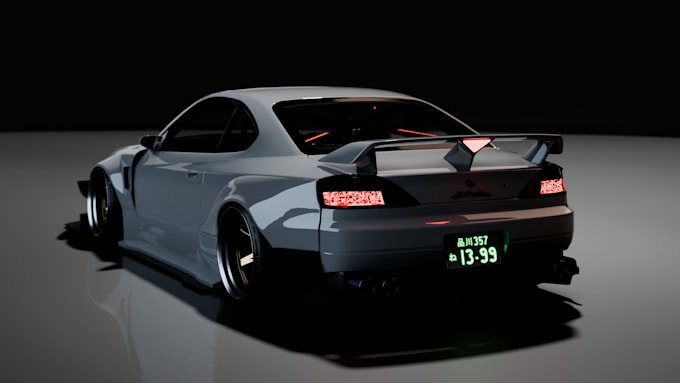 make you a 3d model of a body kit for your vanilla car