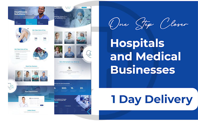build modern and professional medical website