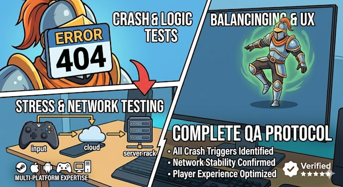 professionally test and review your mobile games with detailed QA feedback