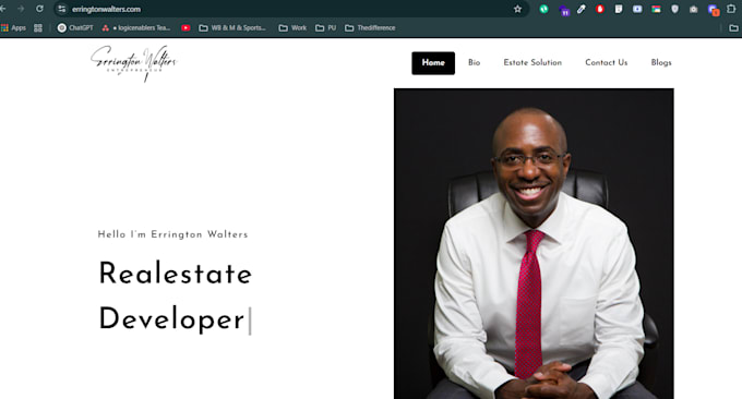 design personal portfolio website and company portfolio website