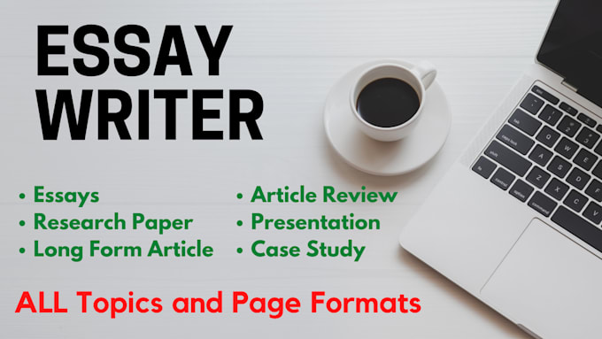 write your essays in any topic, subject and page format