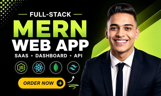 develop a full stack mern web app, saas, dashboard or API
