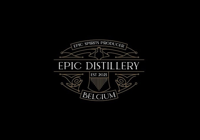 design outstanding epic distillery logo