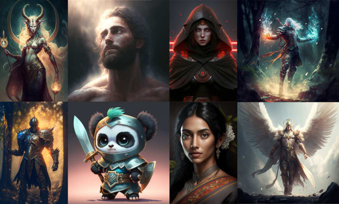 I will create amazing concept art and illustrations using midjourney ai
