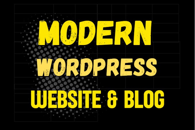 do responsive and modern wordpress website design or blog