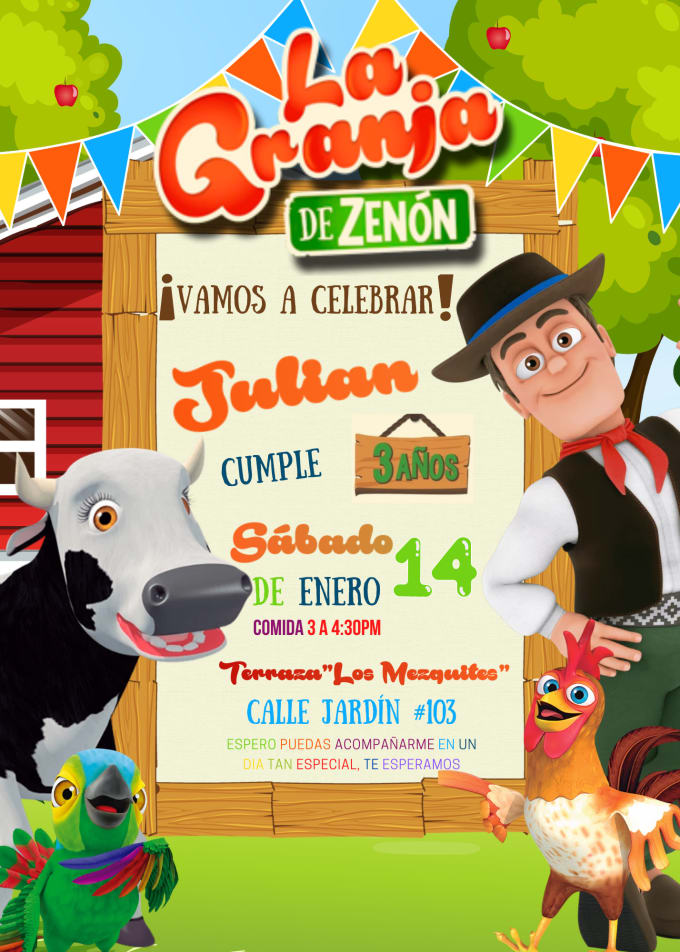 Invitaciones personalizadas para tu evento especial by Bislygarcia | Fiverr