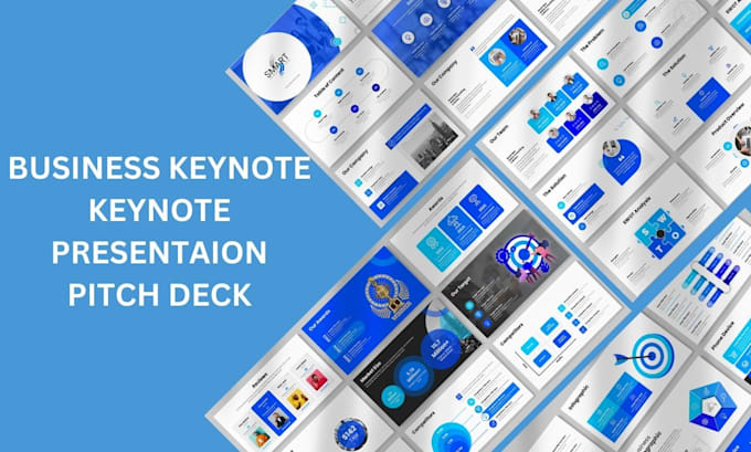 design business keynote presentation and pitch deck, pptx