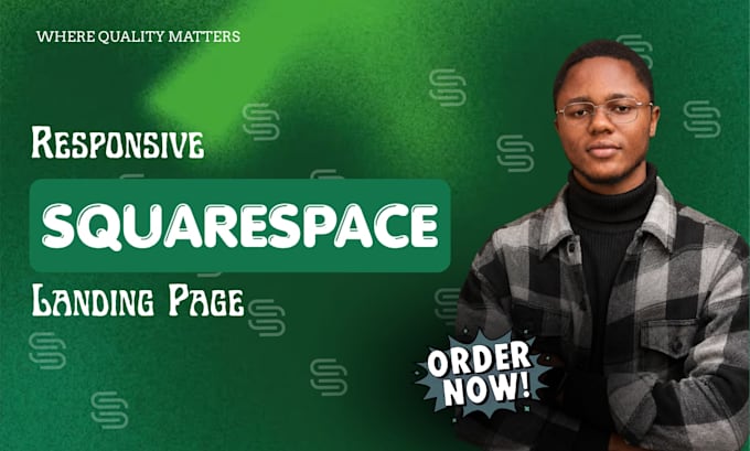 build squarespace landing page, squarespace website design