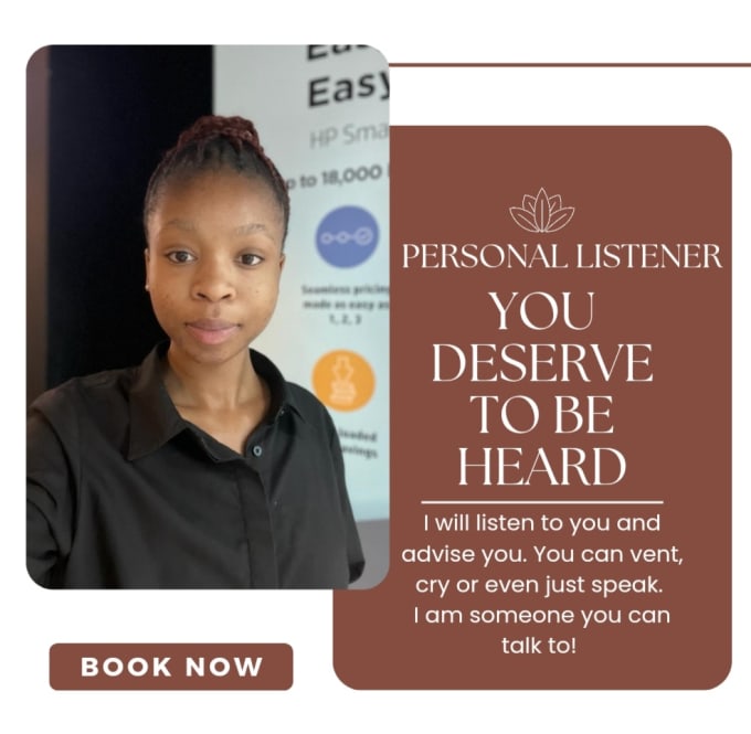 Professional listener for anyone by Sammie_jane Fiverr