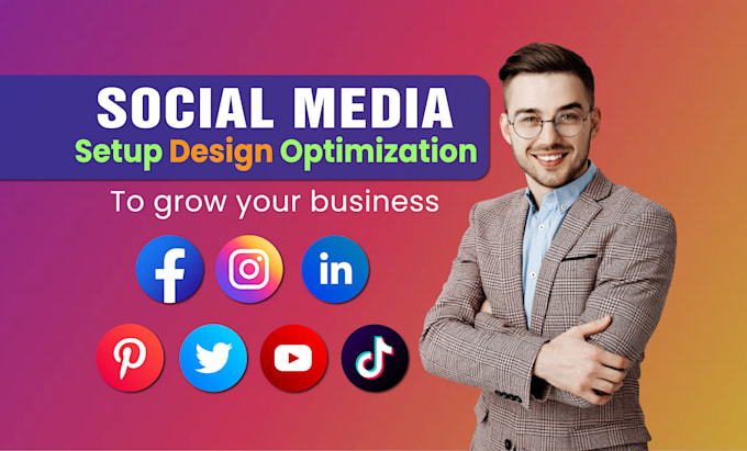 setup facebook business page, instagram, create social media accounts
