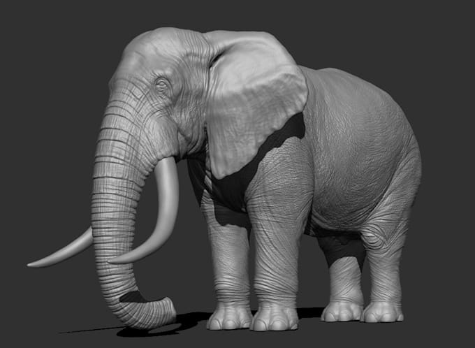 sculpt your creature in zbrush