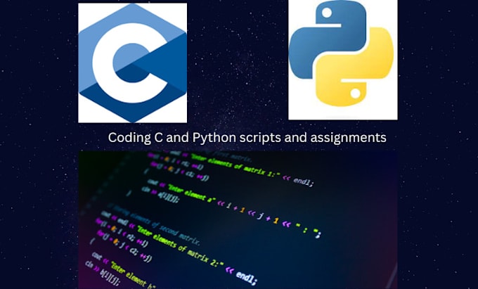 Code scripts in python and c by Ammarakram111 | Fiverr