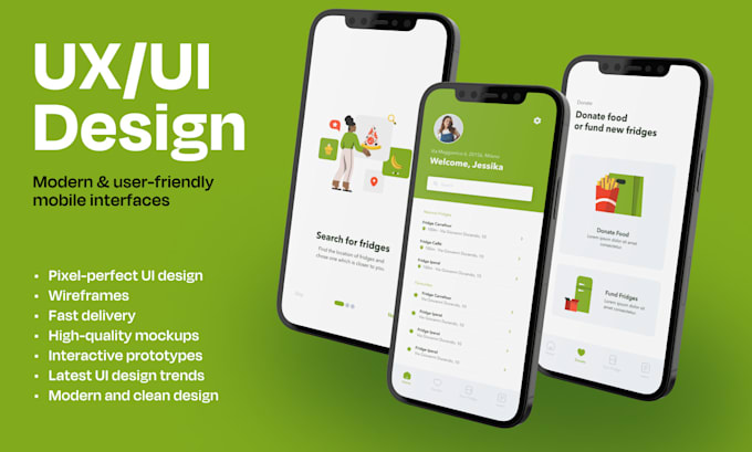 Do mobile app ui design for android and ios by G_pacifico | Fiverr