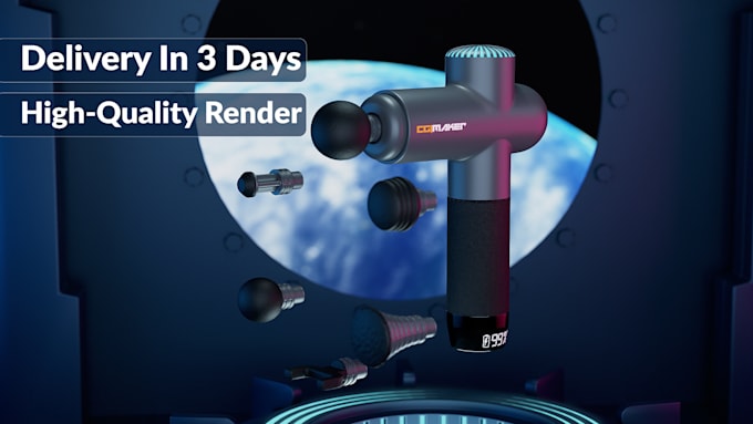 do realistic 3d product animation video