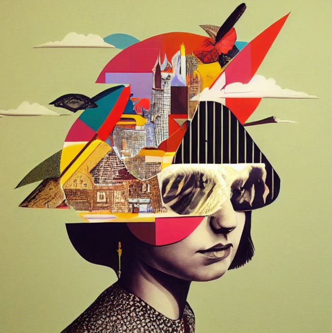 Make an artistic digital collage art for you by Desireewilli672 Fiverr
