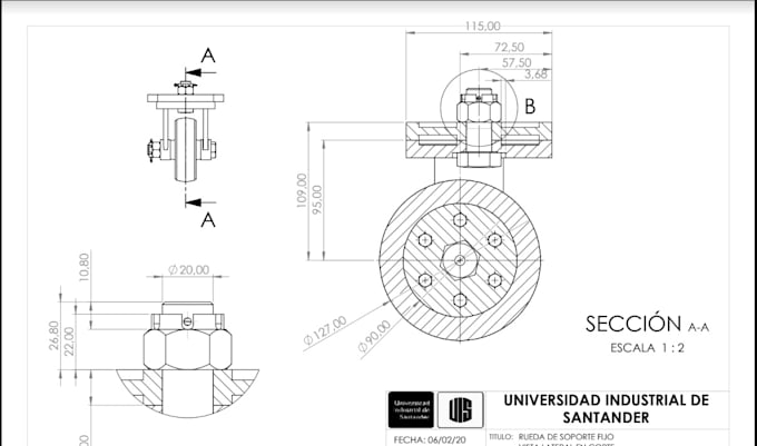 Design 2d and 3d models using solidworks by Johantirado09 | Fiverr