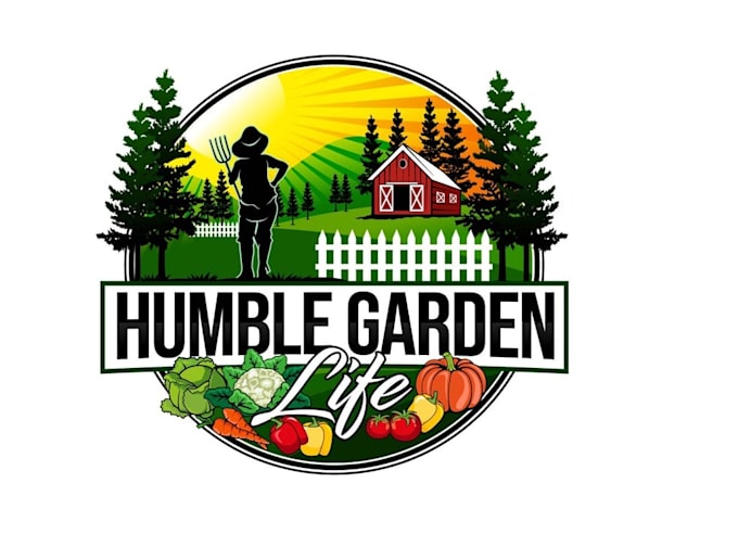 make a tree garden logo design with new concept