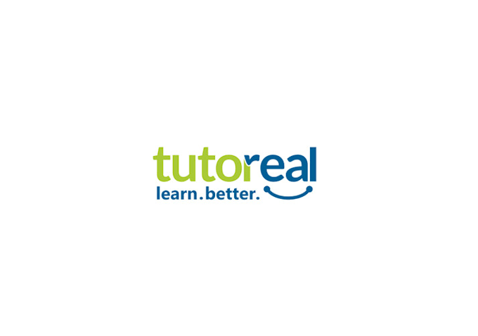 create an online tutoring super logo wordmark for tutoreal