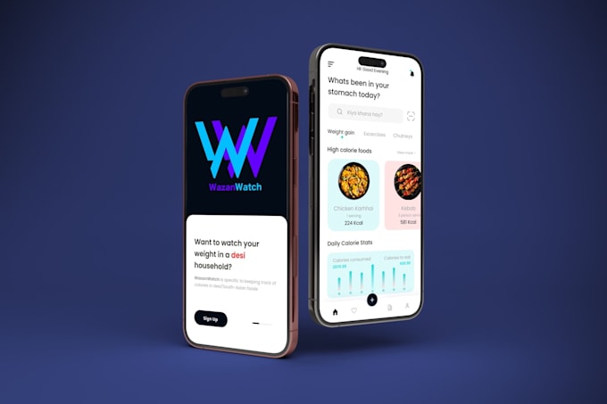 Create an app design or user interface for your application ui,ux by ...