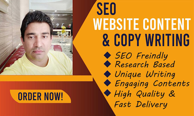 do SEO website content writing, articles, ghostwriting, or copyrighting