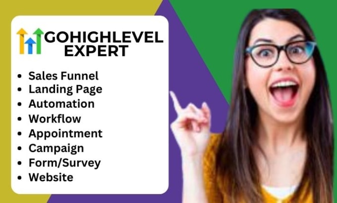 Go high level gohighlevel expert gohighlevel funnel landing page by