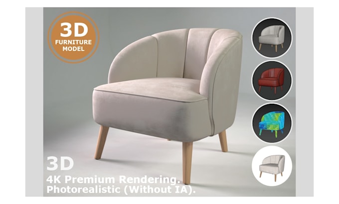 do photorealistic 3d furniture rendering for e commerce and catalogs