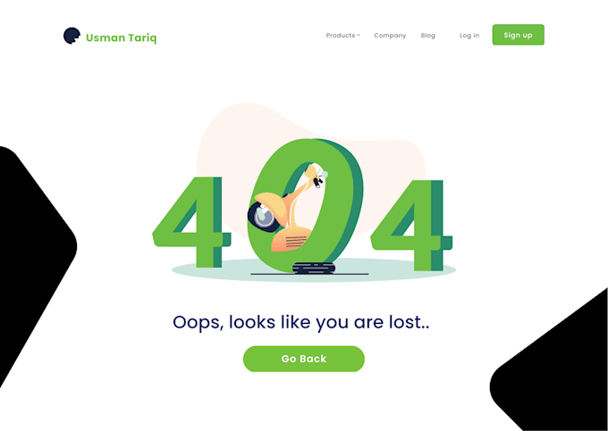 design a custom 404 error page in HTML, CSS, or wordpress