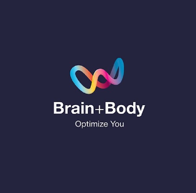 create a minimal modernized icon amazing  logo for brain body