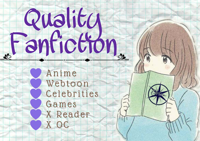 Top 10! I will write fanfictions of your dreams  for $40