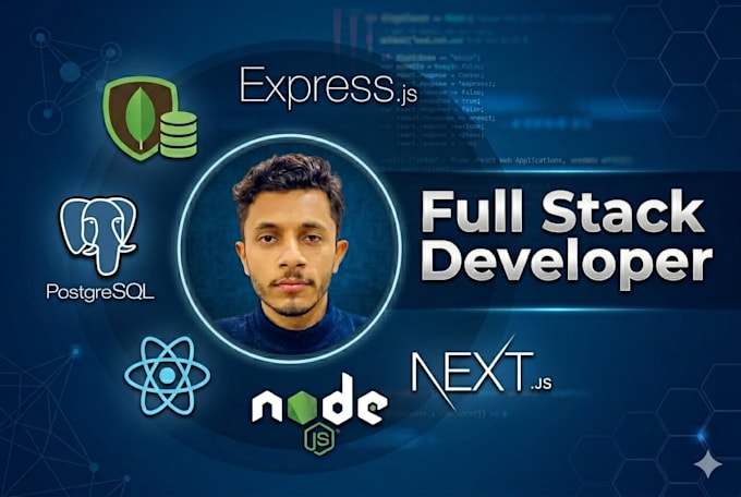 build custom website development as full stack developer