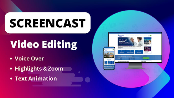record screencasting tutorial videos of apps or websites