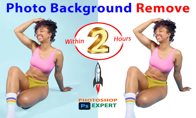 remove photo background to white or transparent
