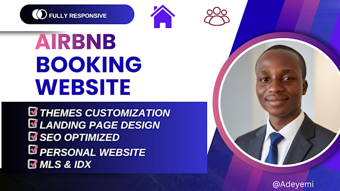 build airbnb website, vacation rental, hotel booking and travel agency website