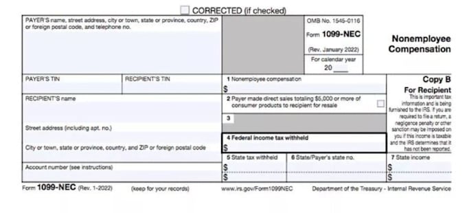 prepare and file your 1099 nec for your business